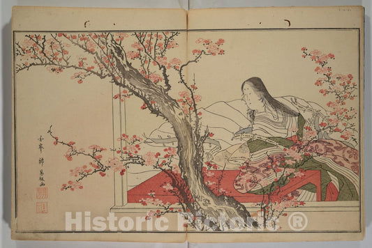 Art Print : Ch?bunsai Eishi - Men’s Stomping Dances (Otoko d?ka) - Japan : Vintage Wall Art