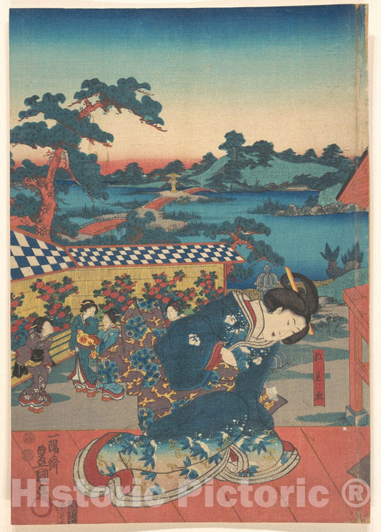 Art Print : Utagawa Kunisada - Print - Japan v.55 : Vintage Wall Art