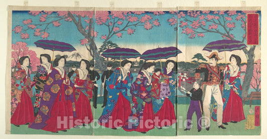 Art Print : Utagawa Hiroshige III - ??????????????????? - Japan : Vintage Wall Art