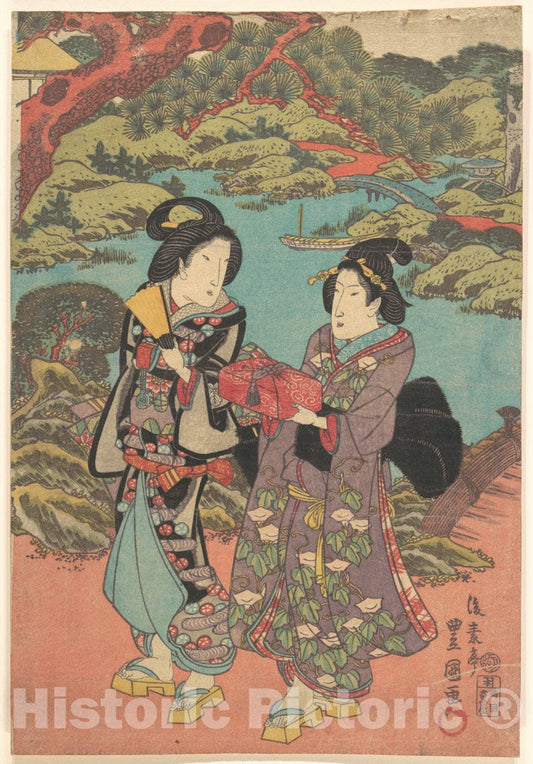 Art Print : Utagawa Kunisada - Print - Japan v.94 : Vintage Wall Art