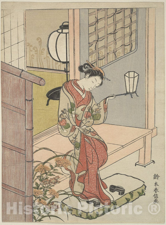 Art Print : Suzuki Harunobu - Print - Japan : Vintage Wall Art