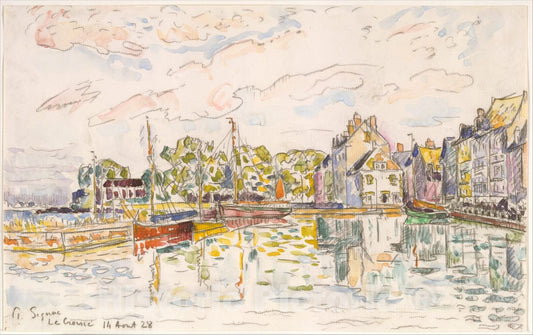 Art Print : Paul Signac - Le Croisic 1 : Vintage Wall Art