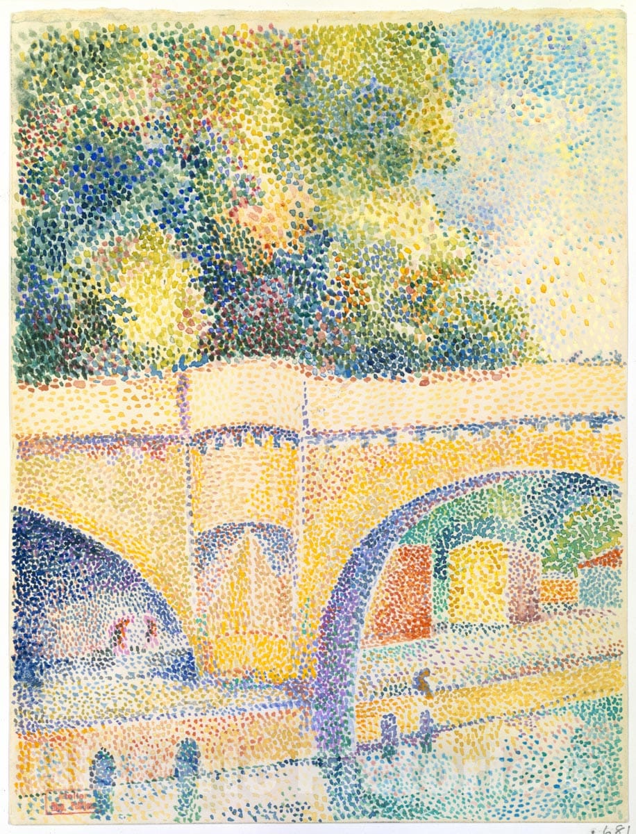 Art Print : Hippolyte Petitjean - Le Pont Neuf : Vintage Wall Art