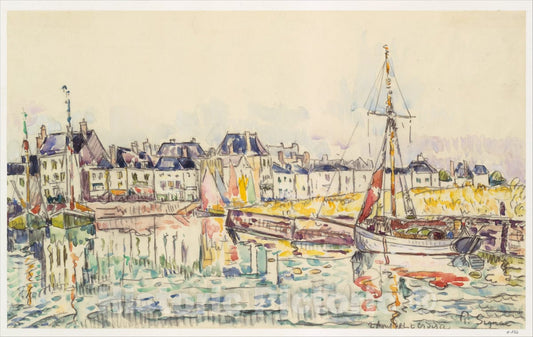 Art Print : Paul Signac - Le Croisic 2 : Vintage Wall Art
