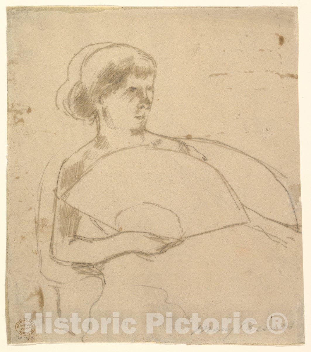 Art Print : Mary Cassatt - in The Opera Box : Vintage Wall Art
