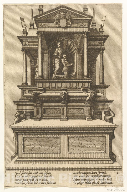 Art Print : Hans Vredeman de Vries - Cœnotaphiorum (2) : Vintage Wall Art