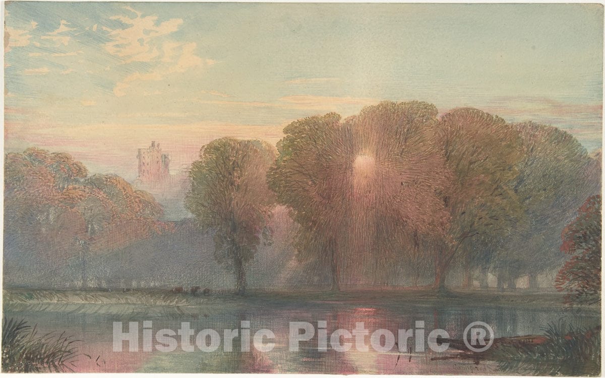 Art Print : William Collingwood Smith - Windsor from Dachet : Vintage Wall Art