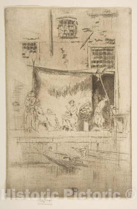 Art Print : James McNeill Whistler - Fruit Stall : Vintage Wall Art