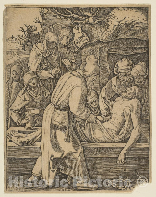 Art Print : Albrecht Dürer - The Deposition, from The Small Passion (Copy) : Vintage Wall Art