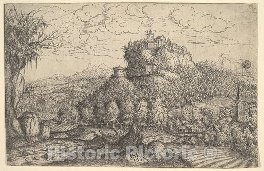 Art Print : Hanns Lautensack - Landscape : Vintage Wall Art
