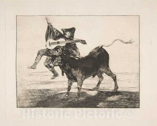 Art Print : Goya - Barbarous Entertainment (Barbara dibersion) : Vintage Wall Art