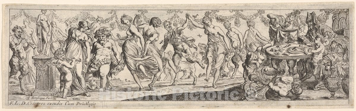 Art Print : Pierre Brebiette - Les Grandes Frises (5 of 12) : Vintage Wall Art