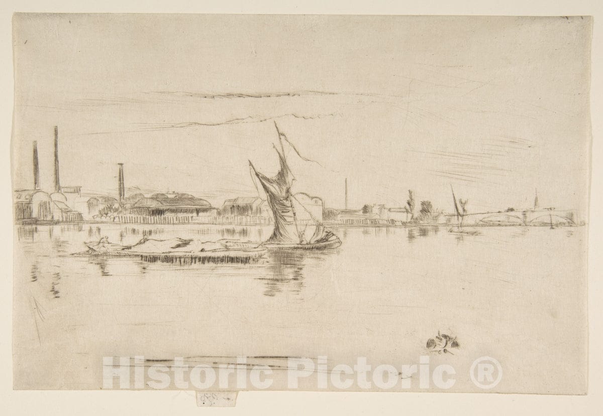 Art Print : James McNeill Whistler - Price's Candle-Works (Price's Candle Factory) : Vintage Wall Art