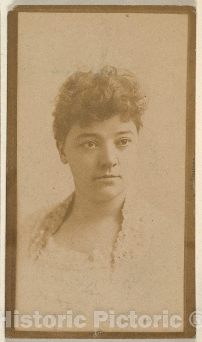 Photo Print : Portrait of Actress, from The Actresses Series (N668) 1 : Vintage Wall Art