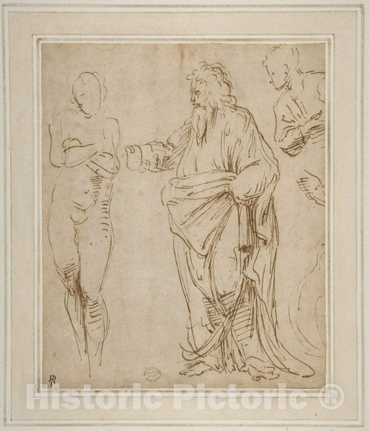 Art Print : Vincenzo Tamagni - Creation of Eve : Vintage Wall Art