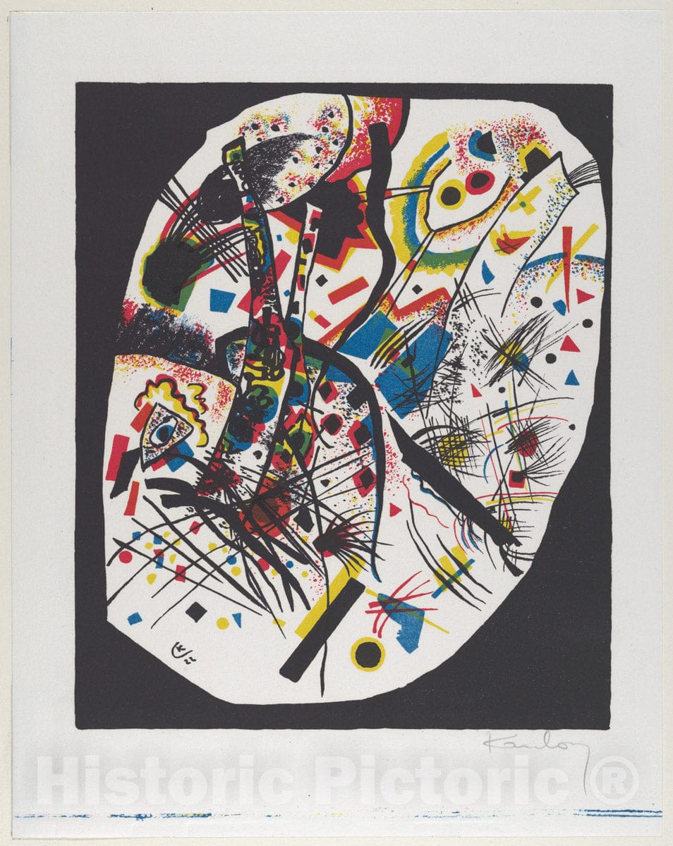 Art Print : Vasily Kandinsky - Kleine Welten III (Small Worlds III) : Vintage Wall Art