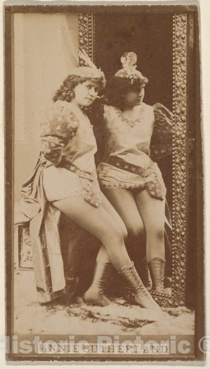 Photo Print : Annie Sutherland, from The Actresses Series (N668) : Vintage Wall Art