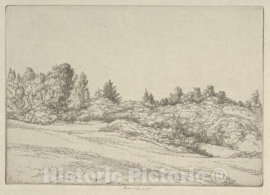 Art Print : Ernest Haskell - Small Point Field : Vintage Wall Art