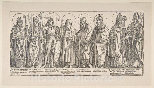 Art Print : Albrecht Dürer - The Patron Saints of Austria 2 : Vintage Wall Art