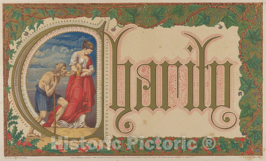Art Print : Freeman Gage Delamotte - Charity v.2 : Vintage Wall Art