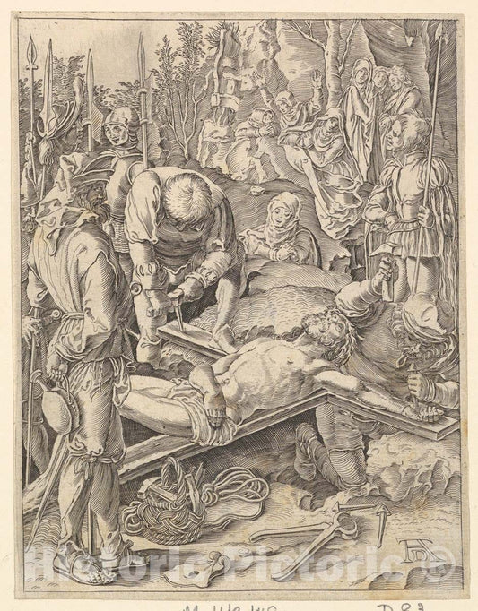 Art Print : Albrecht Dürer - Engraved Copies of The Little Passion - 417917 : Vintage Wall Art