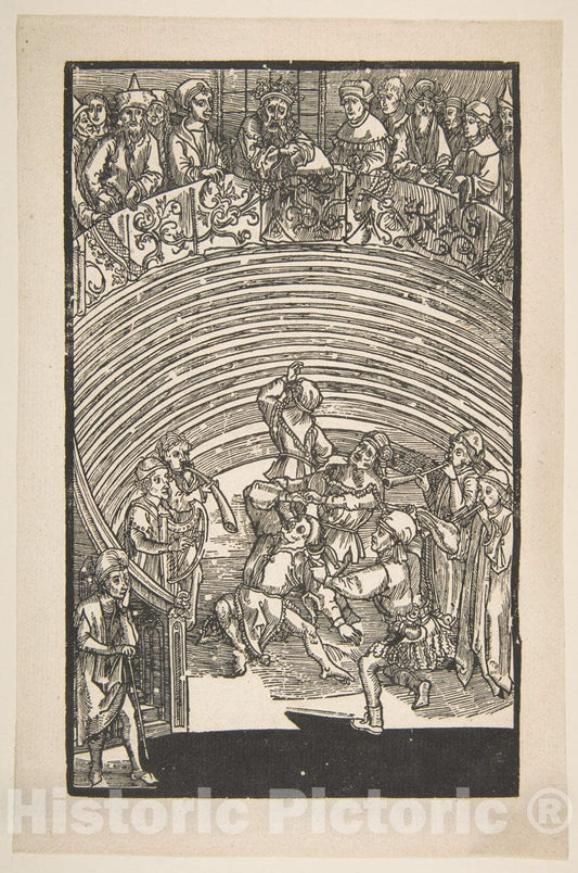 Art Print : Albrecht Dürer - Illustration from The Comedie of Terence, 19th Century : Vintage Wall Art