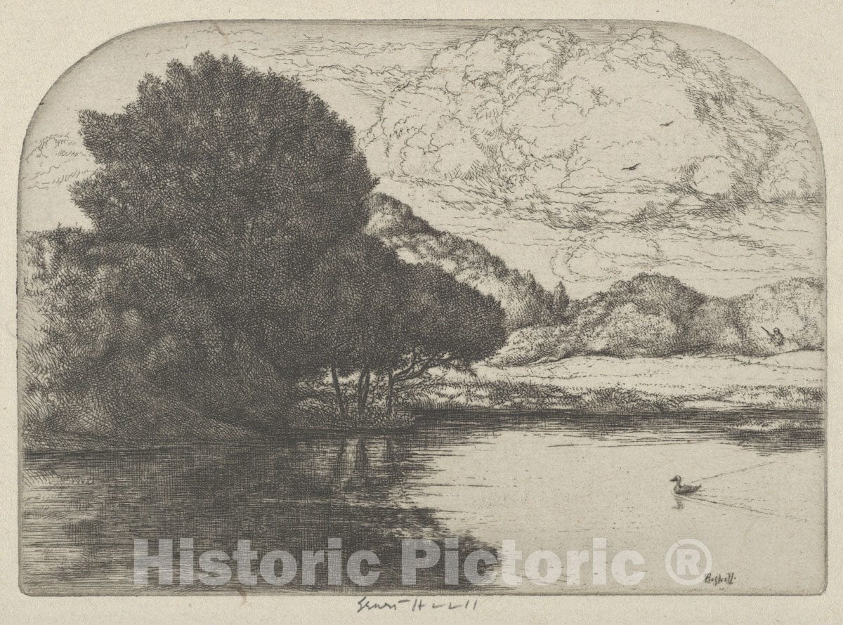 Art Print : Ernest Haskell - Doomed Duck : Vintage Wall Art