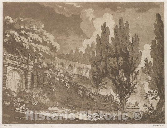 Art Print : Jean Claude Richard, Abbé de Saint-Non - La Jeu de la Palette : Vintage Wall Art