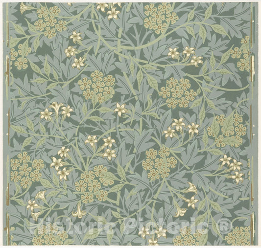 Art Print : William Morris - Jasmine : Vintage Wall Art