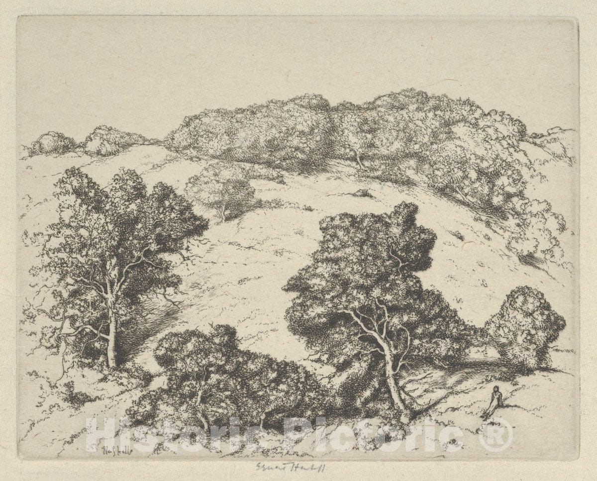Art Print : Ernest Haskell - Hill of Dreams : Vintage Wall Art