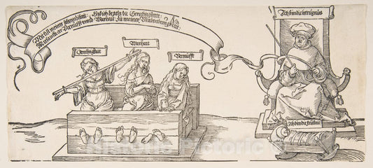 Art Print : Albrecht Dürer - The Tapestry at Michelfeld 2 : Vintage Wall Art