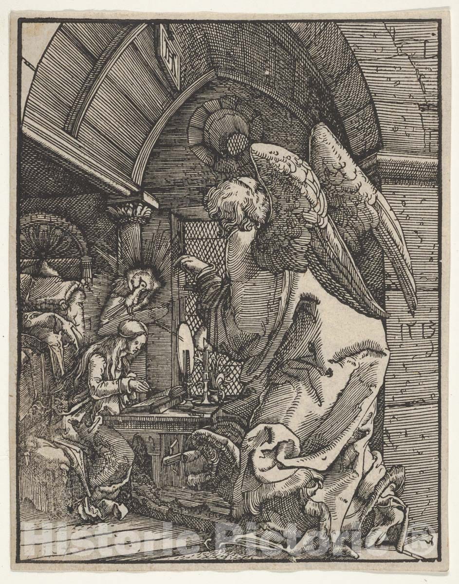 Art Print : Albrecht Altdorfer - The Annunciation 2 : Vintage Wall Art