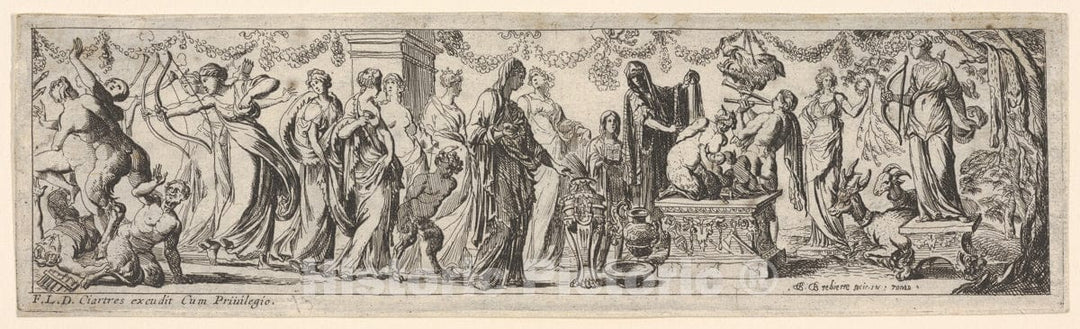 Art Print : Pierre Brebiette - Les Grandes Frises (4 of 12) : Vintage Wall Art