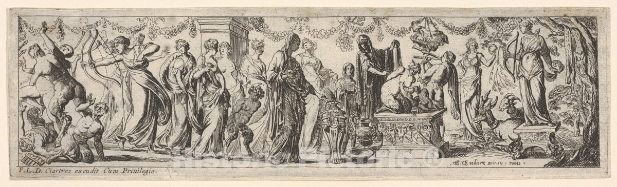 Art Print : Pierre Brebiette - Les Grandes Frises (4 of 12) : Vintage Wall Art
