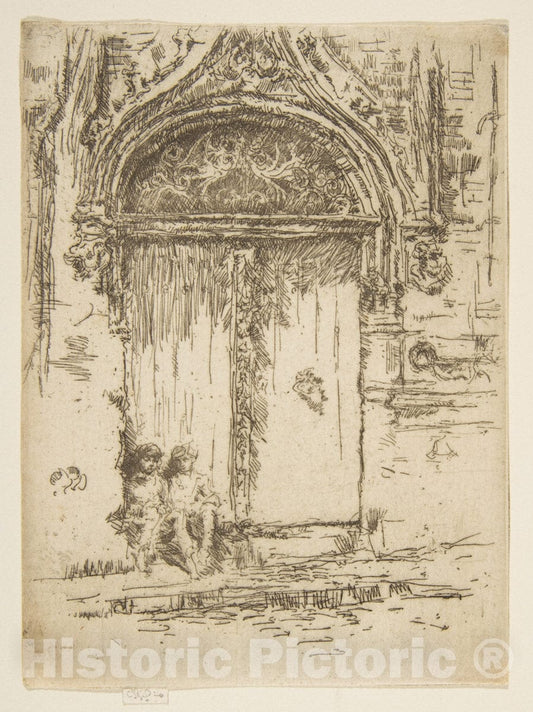 Art Print : James McNeill Whistler - Hangman's House, Tours : Vintage Wall Art