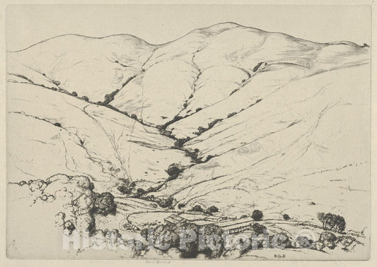 Art Print : Ernest Haskell - Wildcat Canyon : Vintage Wall Art