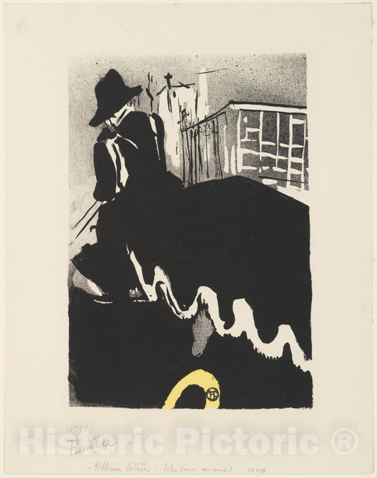 Art Print : Henri de Toulouse-Lautrec - The Final Outing (from The Old Tales) : Vintage Wall Art