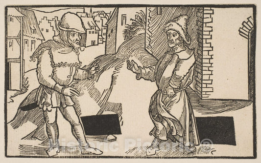 Art Print : Albrecht Dürer - Adelphi, from The Comedie of Terence, 19th Century : Vintage Wall Art