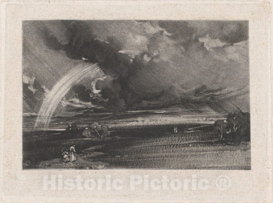 Art Print : David Lucas - Departing Storm 2 : Vintage Wall Art
