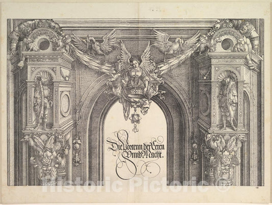 Art Print : Albrecht Dürer - The Triumphal Arch of Emperor Maxmilian I : Vintage Wall Art