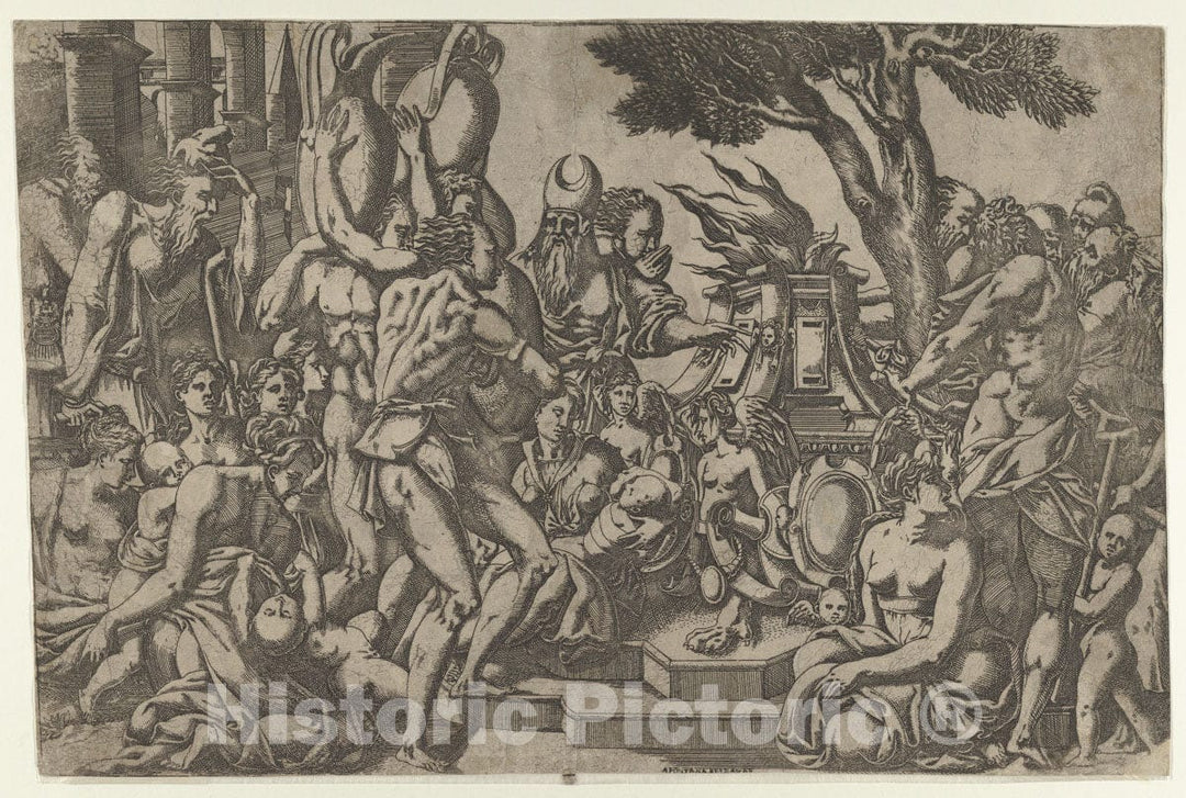 Art Print : Antonio Fantuzzi - A Sacrifice : Vintage Wall Art