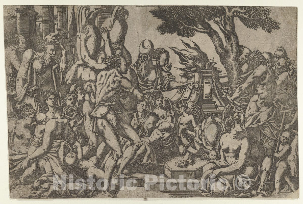 Art Print : Antonio Fantuzzi - A Sacrifice : Vintage Wall Art