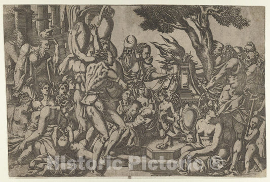 Art Print : Antonio Fantuzzi - A Sacrifice : Vintage Wall Art