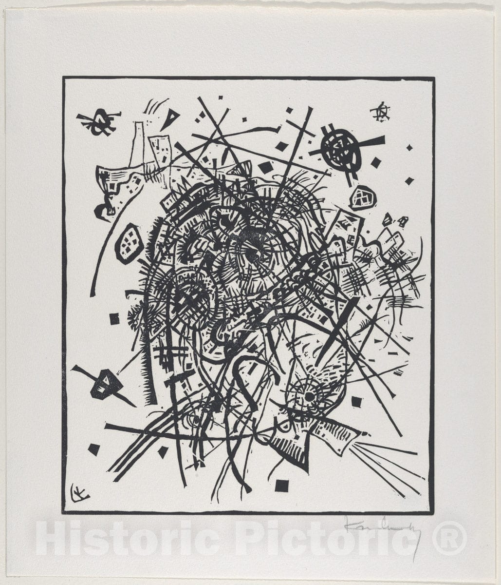 Art Print : Vasily Kandinsky - Kleine Welten VIII (Small Worlds VIII) : Vintage Wall Art