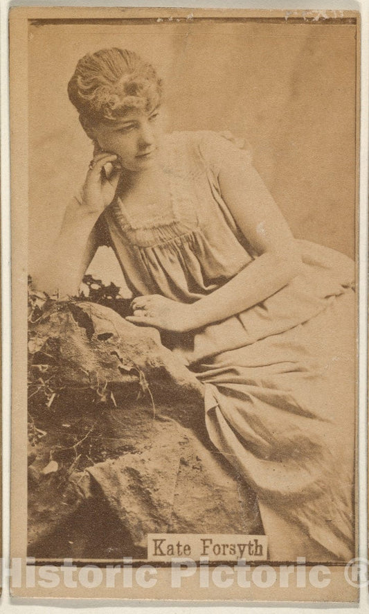 Photo Print : Kate Forsyth, from The Actresses Series (N668) : Vintage Wall Art