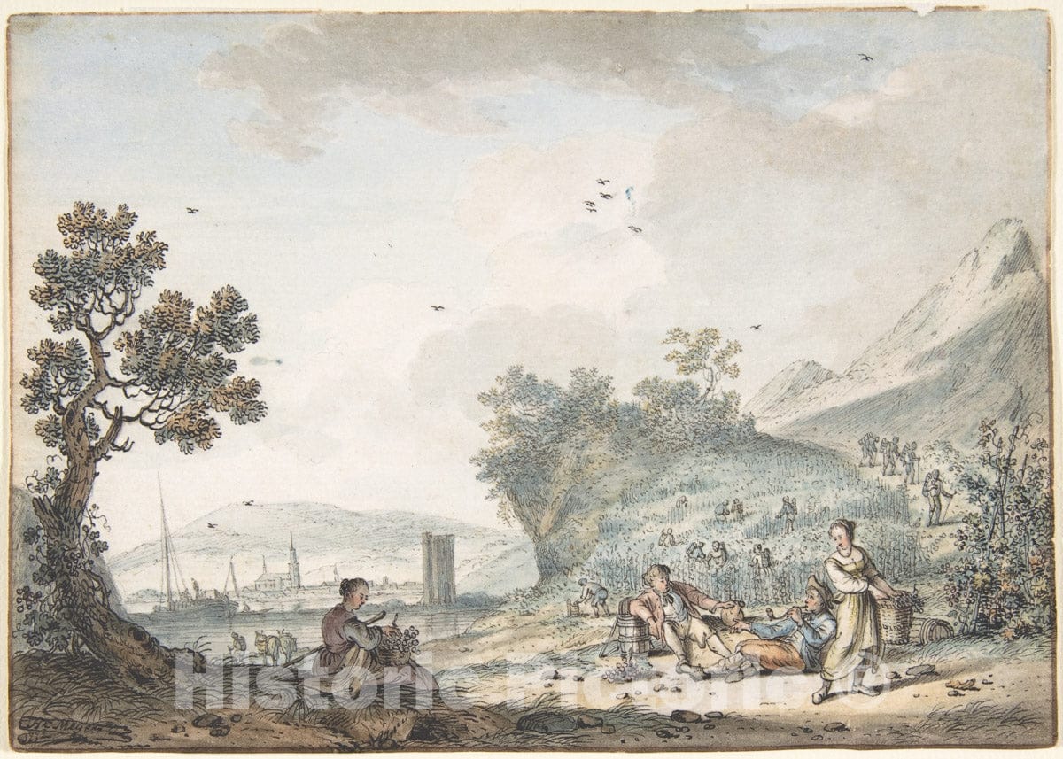 Art Print : Hendrik Meijer - October : Vintage Wall Art