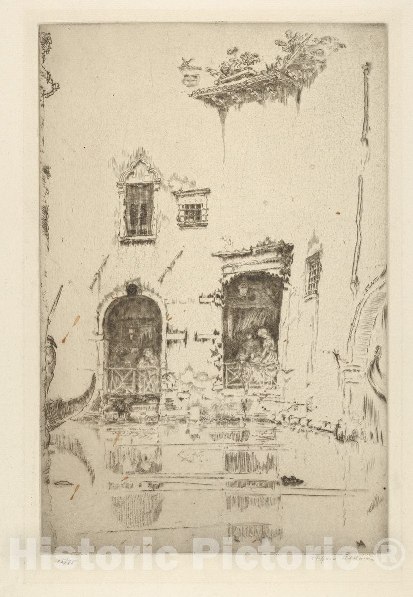 Art Print : Clifford Addams - an Obscure Turning : Vintage Wall Art