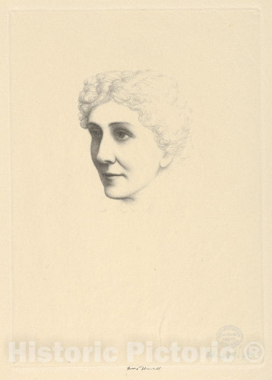 Art Print : Ernest Haskell - Mary Baker Eddy : Vintage Wall Art