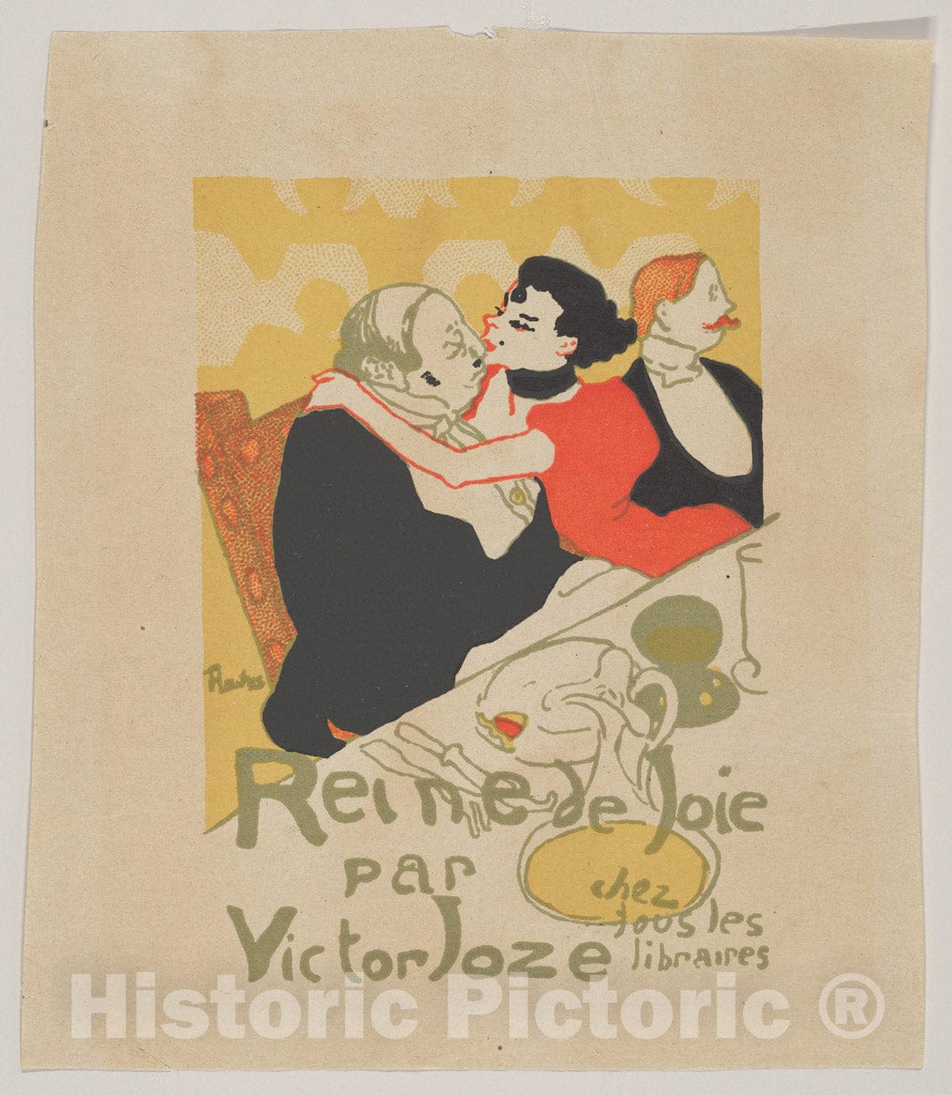 Art Print : Henri de Toulouse-Lautrec - Reine de Joie : Vintage Wall Art
