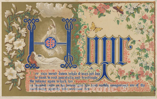 Art Print : Freeman Gage Delamotte - Hope v.2 : Vintage Wall Art